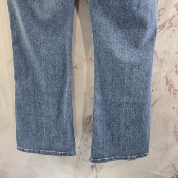 Frame Jeans Womens 30 Le Crop Mini Boot Light High Rise Denim Clearwater Organic - Picture 8 of 13
